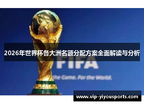 2026年世界杯各大洲名额分配方案全面解读与分析